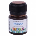 Klaasivärv Decola Pruun 20ml