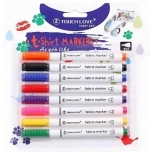 Tekstiilimarkerid 8tk Toch Love
