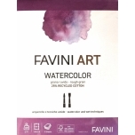 Akvarellplokk A5 300gr 10l Favini Art 25% puuvilla
