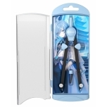 Sirkel südamikuga 17cm Manga sinine raadius 13,6cm