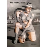 Ära kaota pead.Akrüülmaal.30*42cm