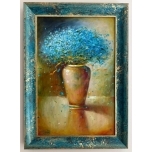 Meelespealilled vaasis.Tiina Ojaste õlimaal.  2020a