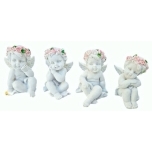 Ingel istuv roosipärjaga Väike 3,7cm(1tk hind)