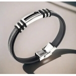 Meeste käevõru roostevaba teras Must(karbis)