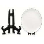 Taldrikuhoidja – must plastik, 7,5 cm