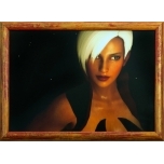 Blond tüdruk(artist Amadeus Eisenberg)raamitud 2017