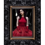 BlackWhiteRed  Amadeus Eisenberg.Autoritehnika.Kunstiline 3 kordne raamimine. 70*57cm