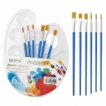 Plastik palett ja pitslid. 7 osa.
