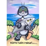 Kätte sain raisa.Akrüülmaal lõuend papil. 30*21cm