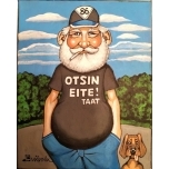 Otsin eite!Taat..Akrüülmaal lõuend alusraamil. 25*20cm