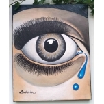 Pisar.Akrüülmaal lõuend alusraamil. 25*20cm