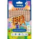Värvipliiats Lyra Color Giants Nature 12tk