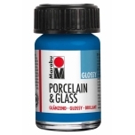 Portselani-ja klaasivärv Marabu Gentian Glossy 057 15ml