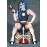 In Vino veritas.21*30cm Jaan Männik akrüülmaal